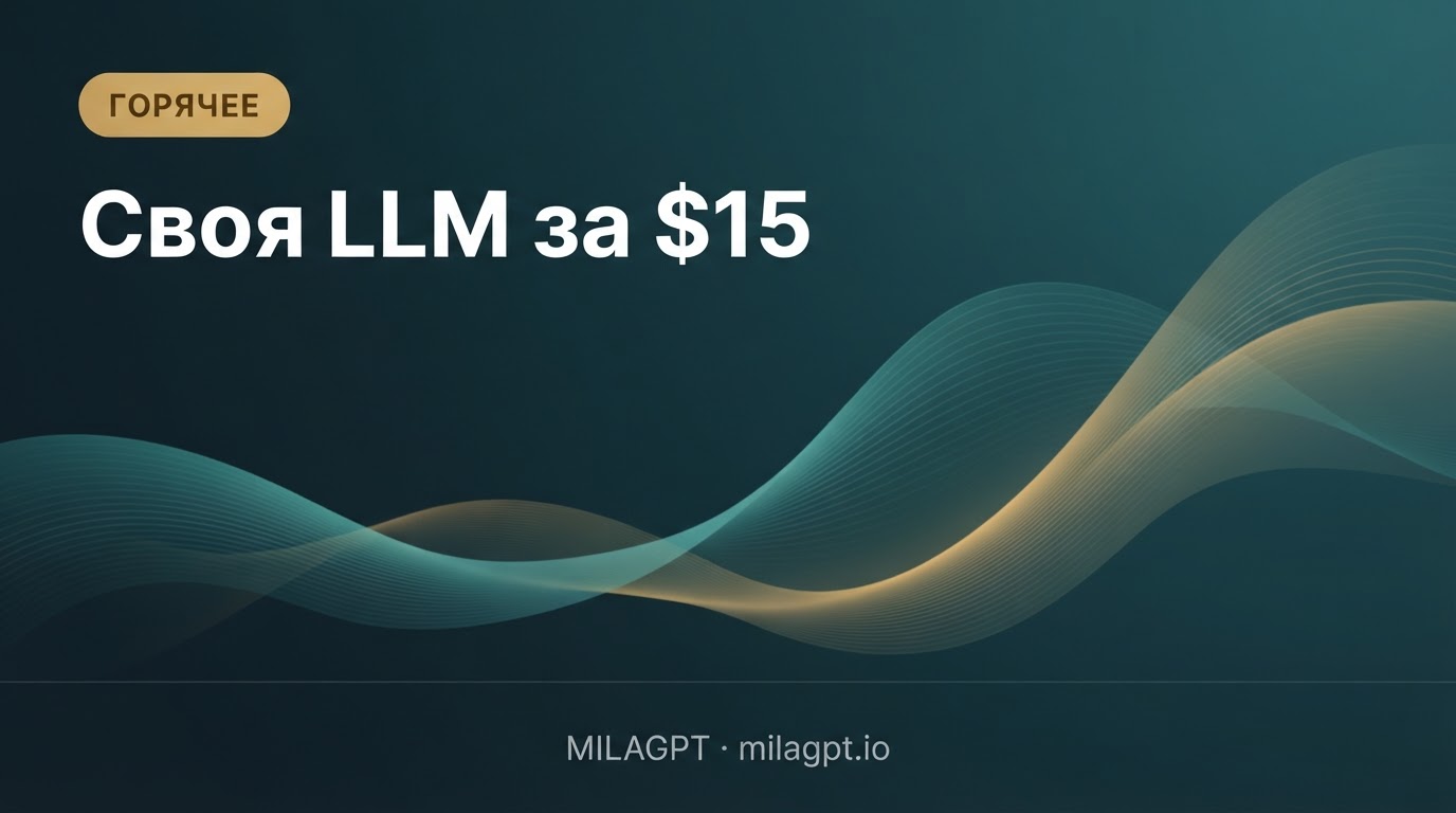 Зачем строить свою LLM — и как мы создали прототип за $15