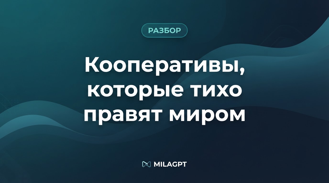 Кооперативы, которые тихо правят миром