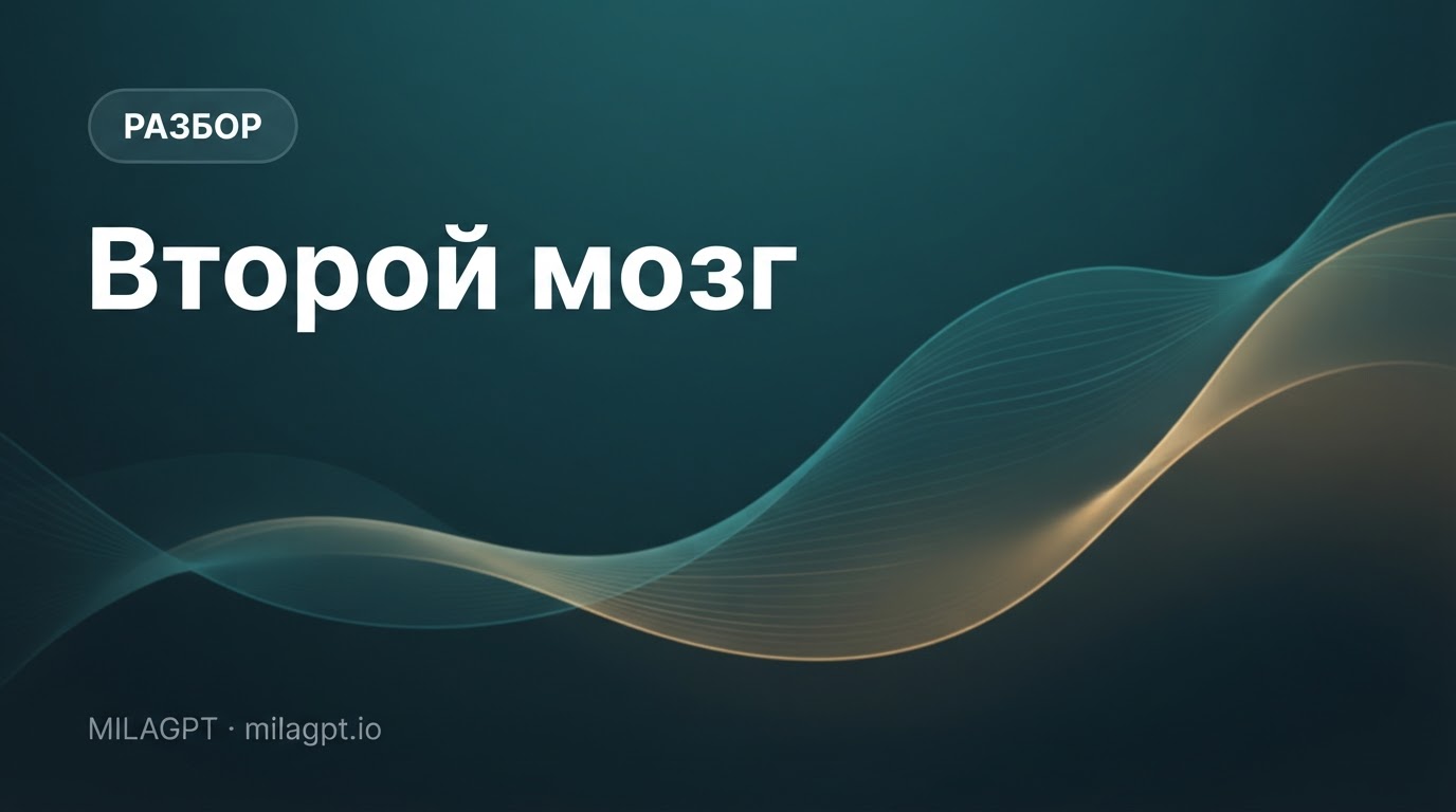 Второй мозг: как Claude Code заменяет ChatGPT для инженера