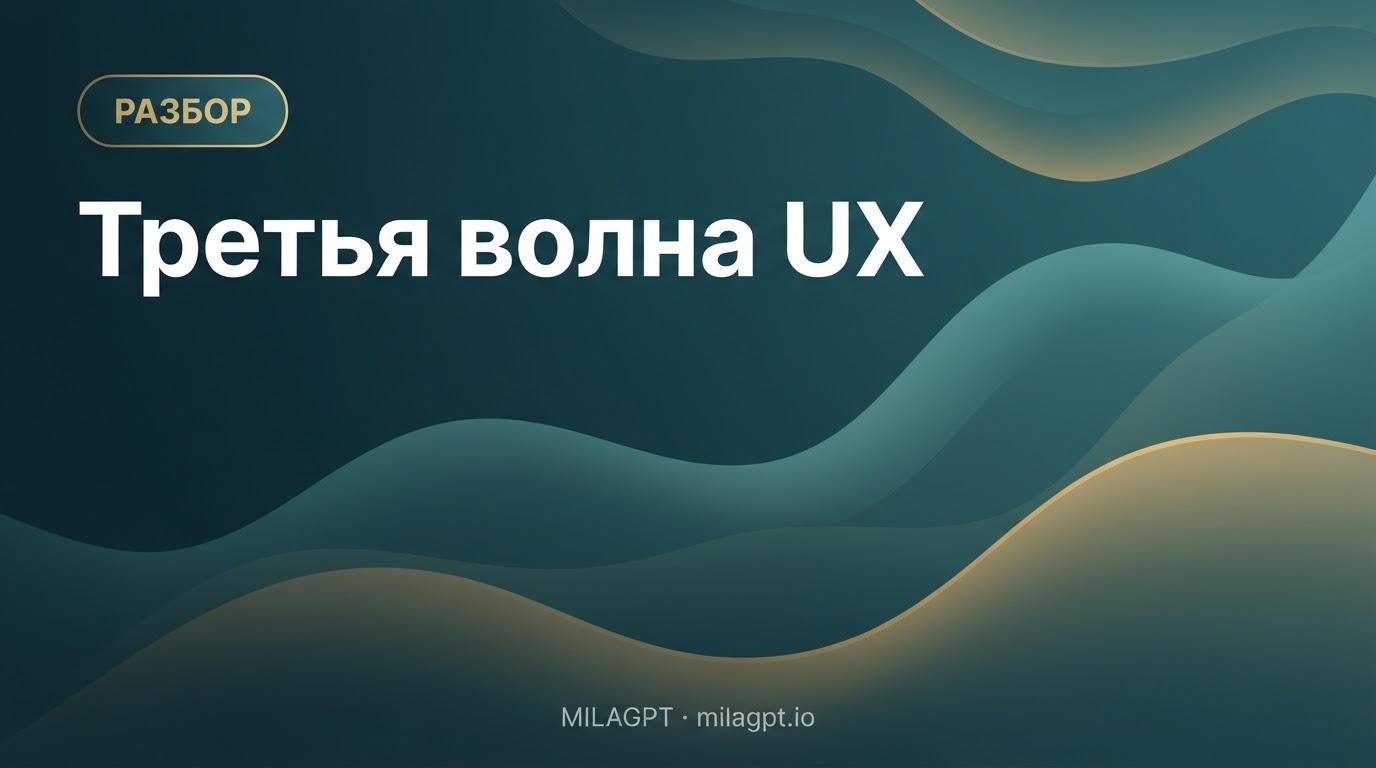 Третий редизайн UX — софт становится живым